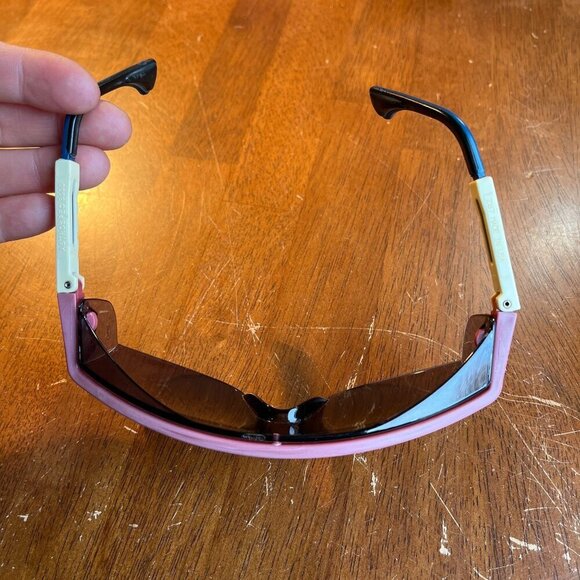 Vintage Uvex Shield Sunglasses Astrospec 3000 Workwear 80s 90s Visor Wrap USA - Picture 3 of 10